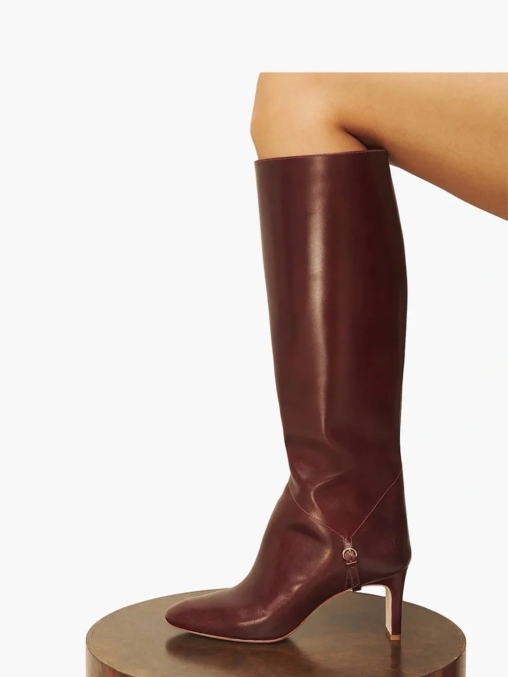 Reformation Gaelle 75MM Leather Knee-High Boots New 9.5 size